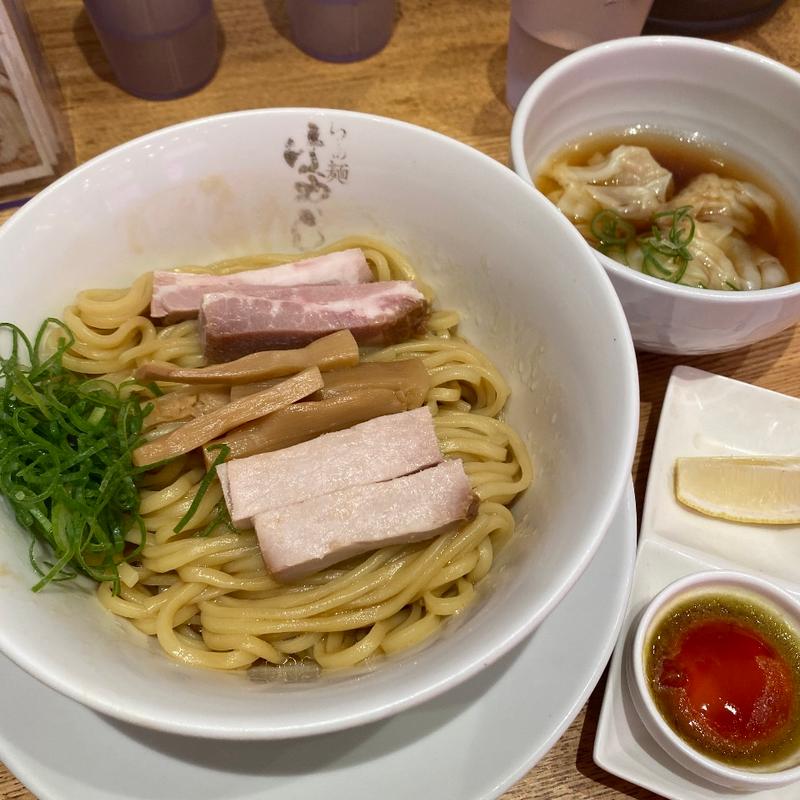 まぜそば＋ワンタンスープ(らぁ麺 はやし田 相模原鵜野森店)