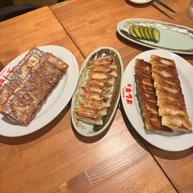 焼餃子(神戸餃子オレギョ)