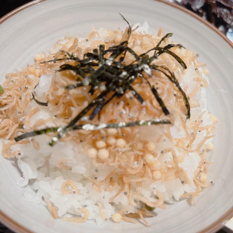 ご飯(ちりめん山椒)(ぎおん川勝)