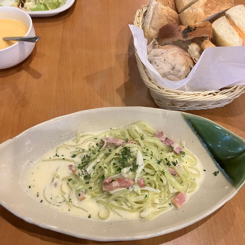 Bパスタセット(Pain chiki-chiki)