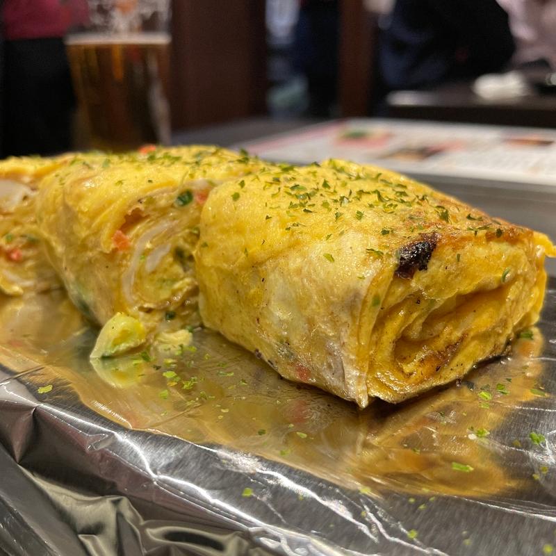 だし巻き玉子(大阪お好み焼 ねぎ焼 十々)