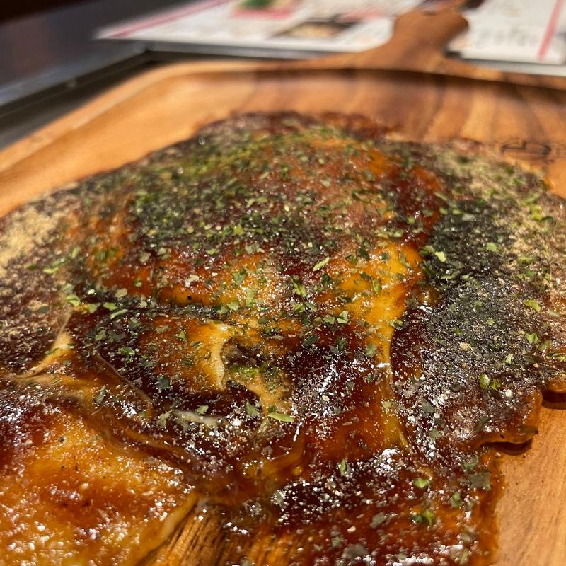 とんぺい焼(大阪お好み焼 ねぎ焼 十々)