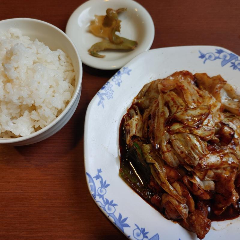 ホイコーロウ定食(バーミヤン 船橋本中山店)