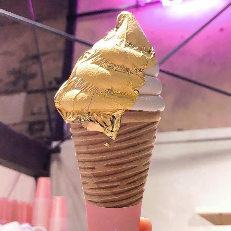 金箔キナコソフトクリーム(and KANAZAWA)