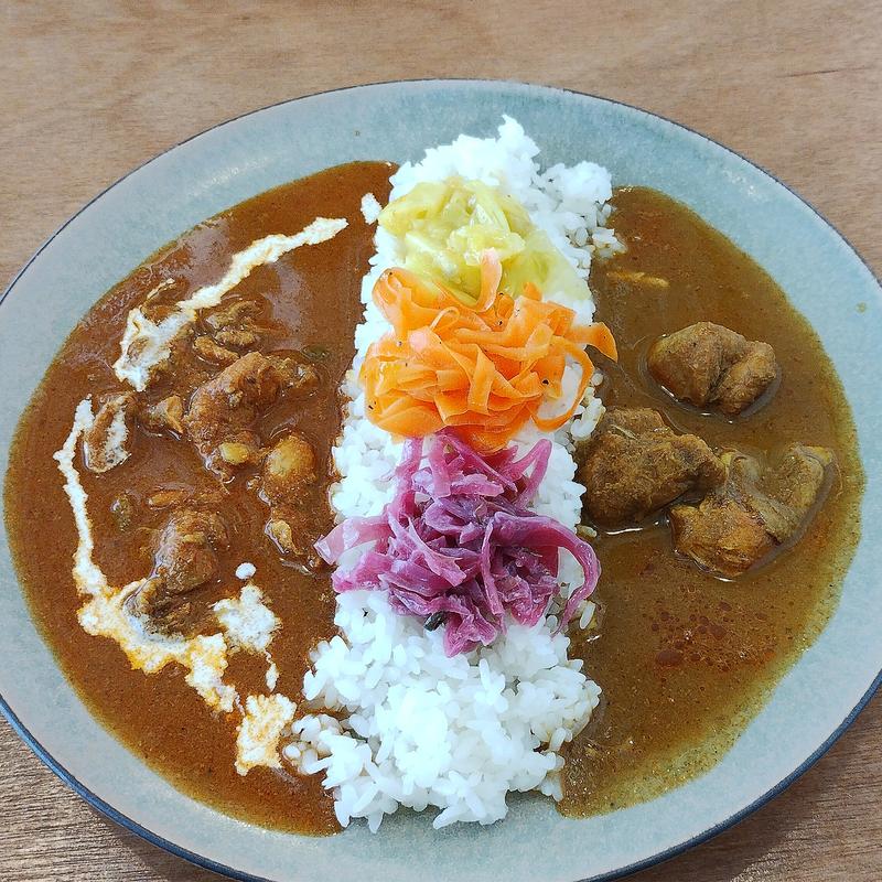 ミックスカレー(バターチキンカレー研究所)