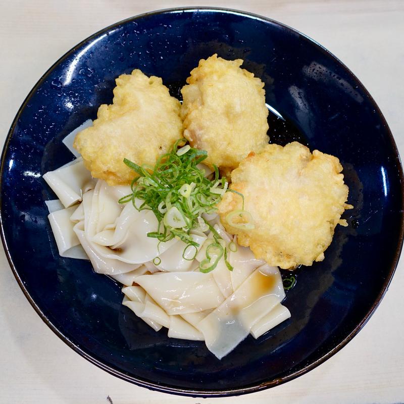 とり天ぶっかけ（白つゆ）(星が丘製麺所 大阪・九条ゼニヤ店)