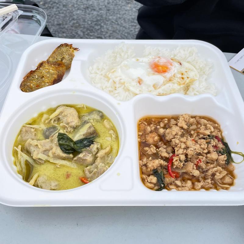 グリーンカレーセット(バーン・プータイ)