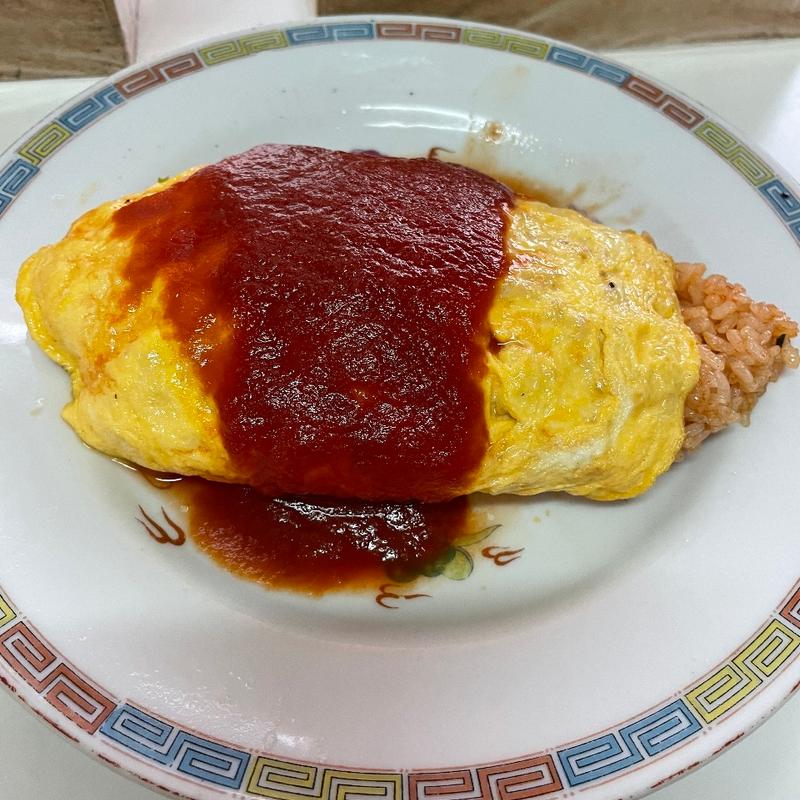 オムライス(あさひ大衆食堂)