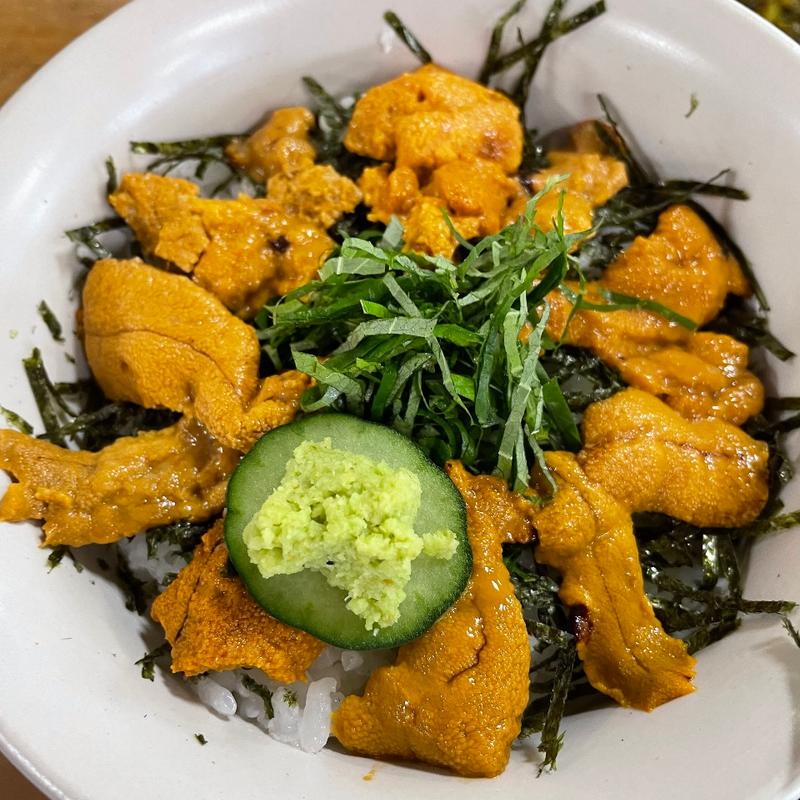 うにづくし丼定食(松永軒 とようらブルーライン )