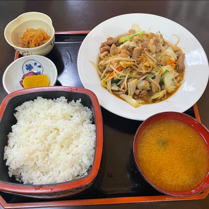 ホルモン定食(旭山ドライブイン )