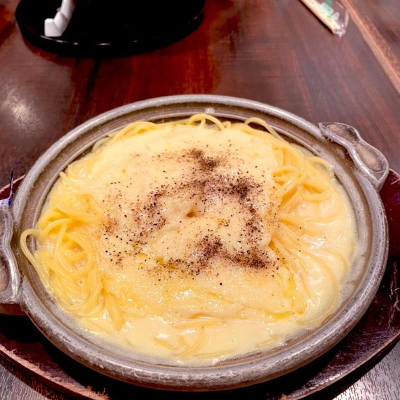 ラクレットチーズのパスタ(花畑牧場ラクレット)