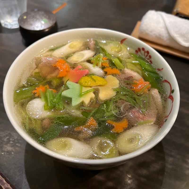 鴨南蛮(銀杏 （ぎんなん）)