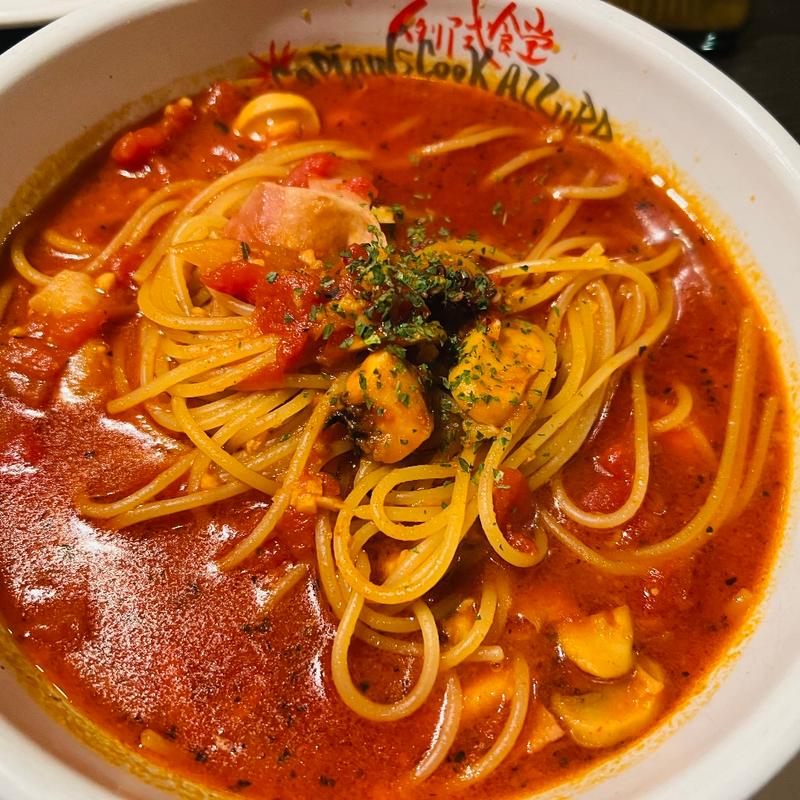真夜中のパスタ(captain's cook AZZURRO)