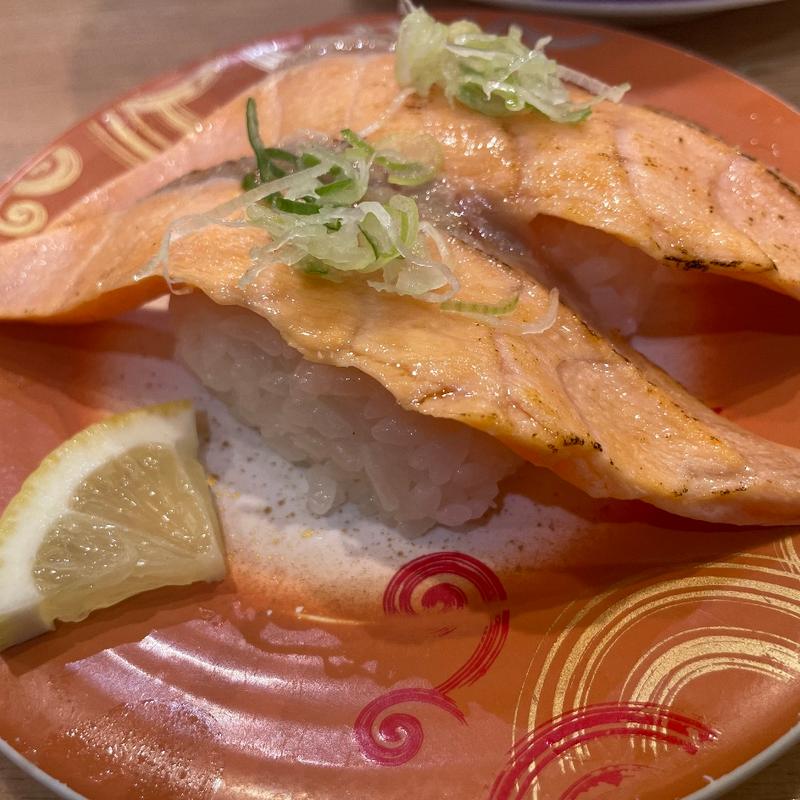 塩レモン炙りサーモン(焼肉 徳寿 光星店)