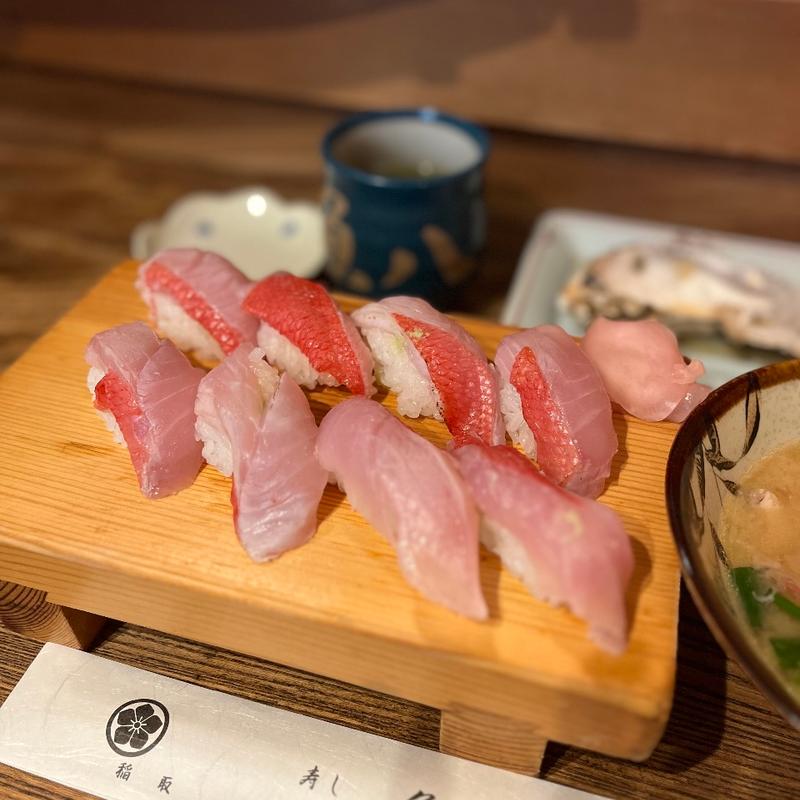 金目鯛(魚八寿し （うおはちずし）)