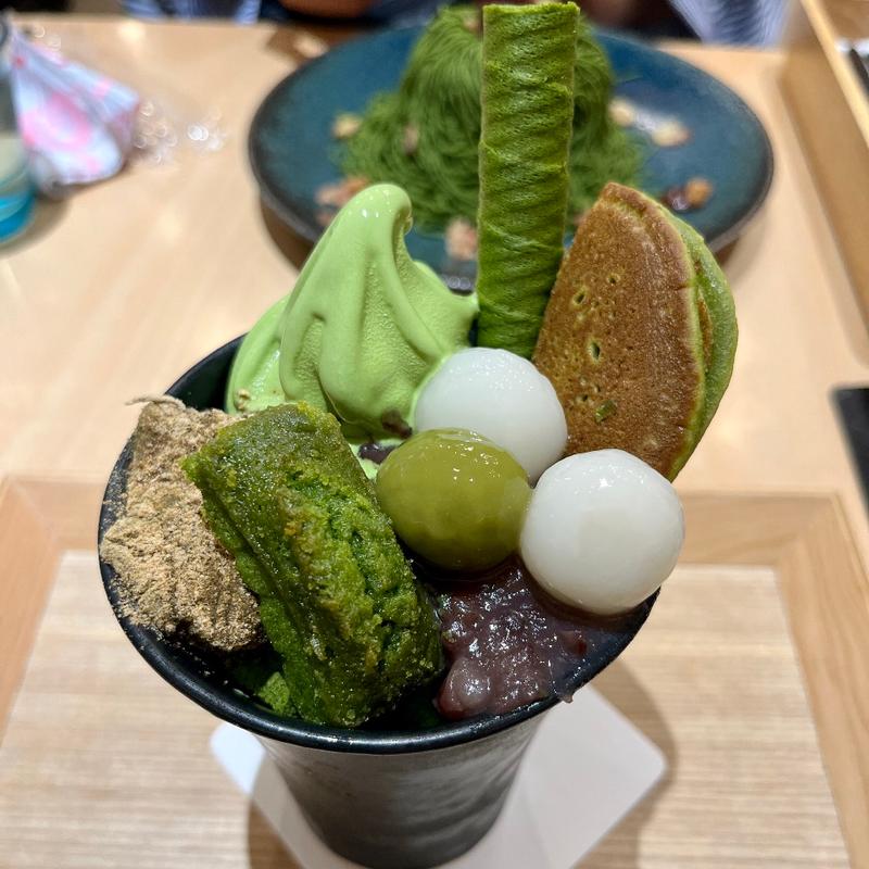 翠泉パフェ(京都 茶寮翠泉 CIAL横浜店)
