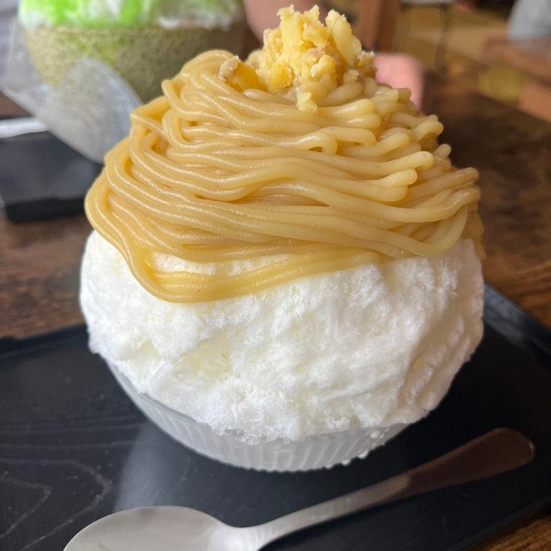 笠間の栗のモンブラン(雪みるく)