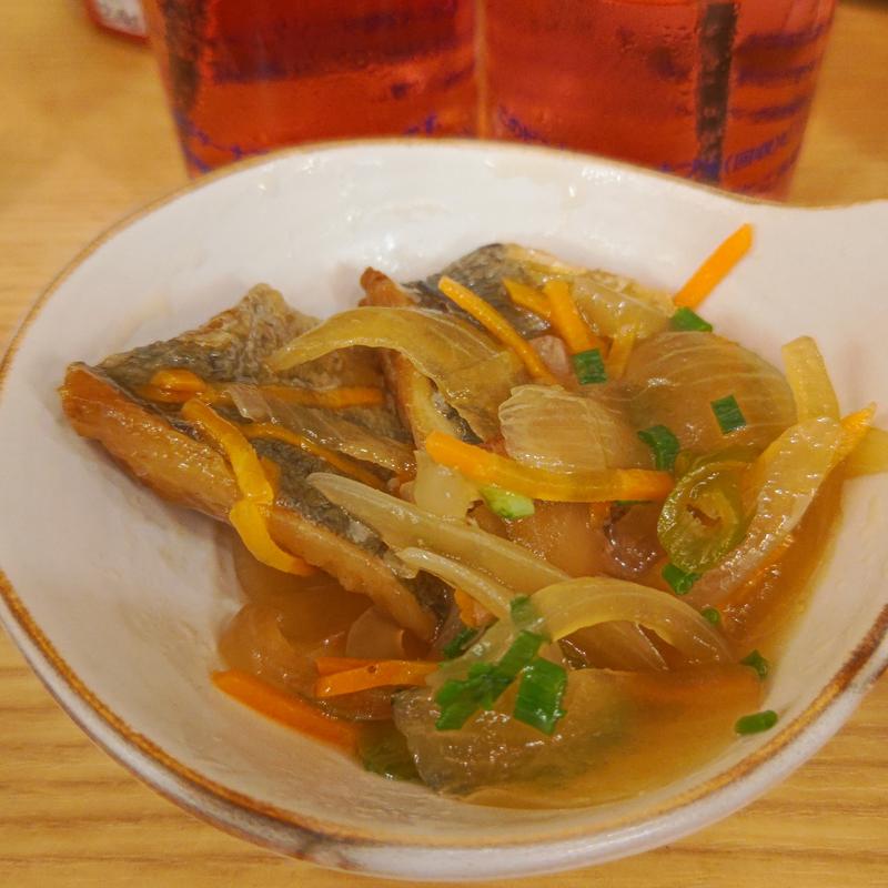 アジの南蛮漬け(立呑み晩杯屋 桜木町ぴおシティ店)