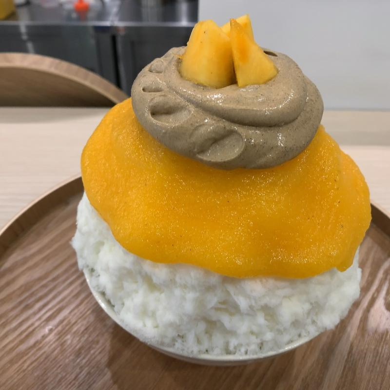 ぼくの柿(私のかき氷。)