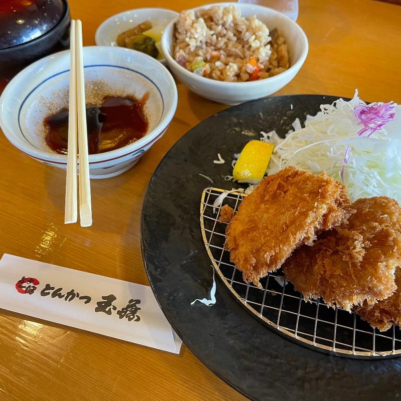 熟成ロースカツ定食 (180g)(とんかつ玉藤 宮の沢店)