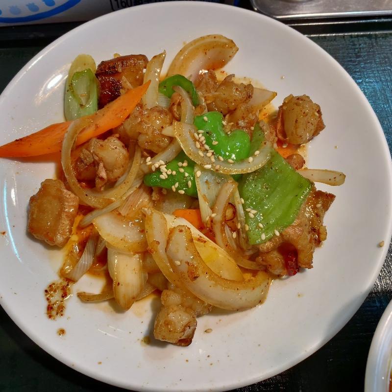 牛ホルモン炒め(天栄 )