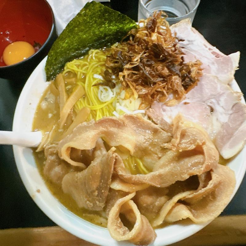 真鱈の白子9kgSP、大盛り、つけ玉(一条流がんこ総本家分家荒木町)