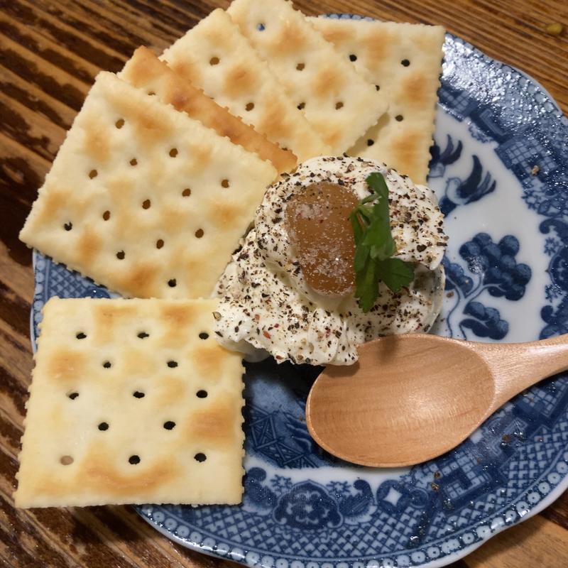 甘納豆クリームチーズ(居酒屋 おちゃ腕)