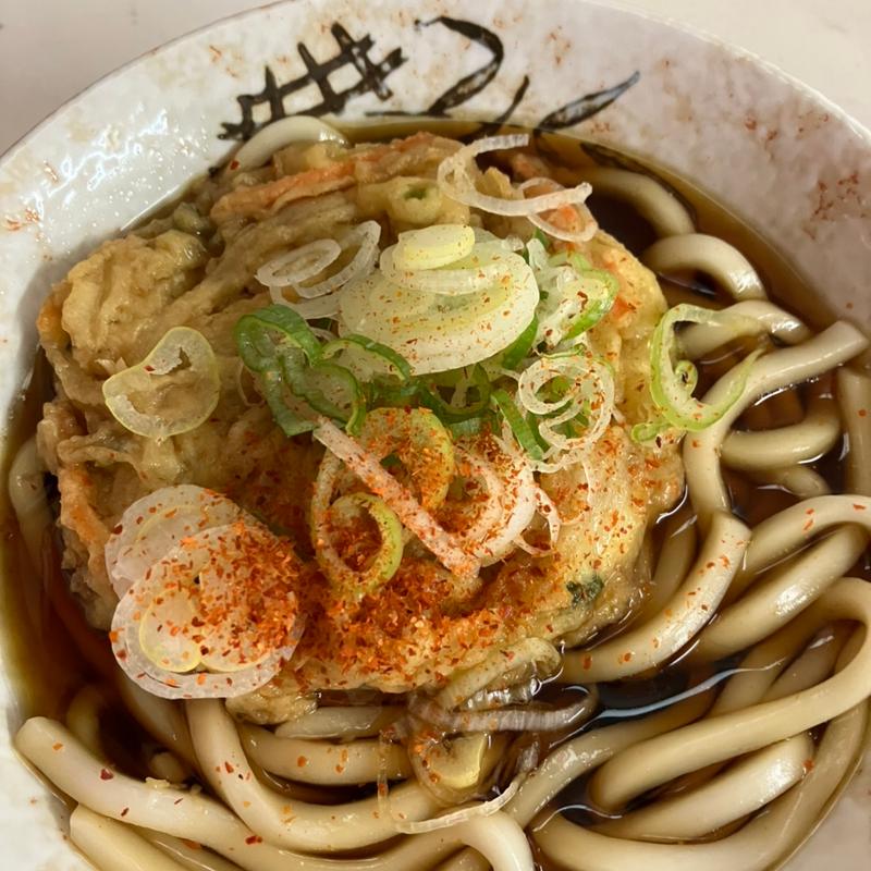 天ぷらうどん(ひのでそば)