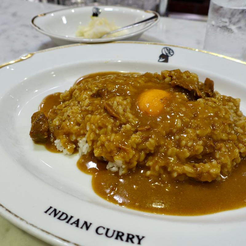 インデアンカレー+タマゴ(インデアンカレー 中之島フェスティバルプラザ店)