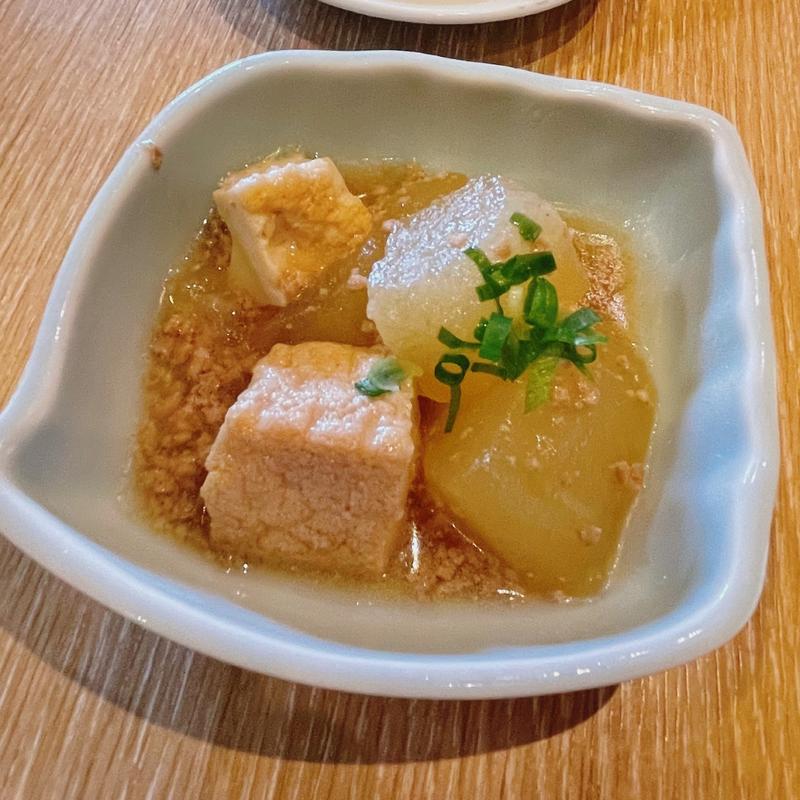 冬瓜と厚揚げのそぼろ(旬菜と海鮮 森田屋)