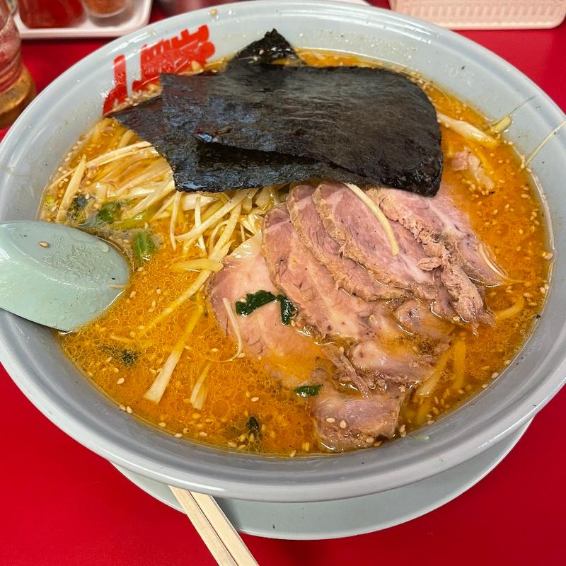 特製味噌ネギチャーシューメン(ラーメン山岡家 富山田尻店)