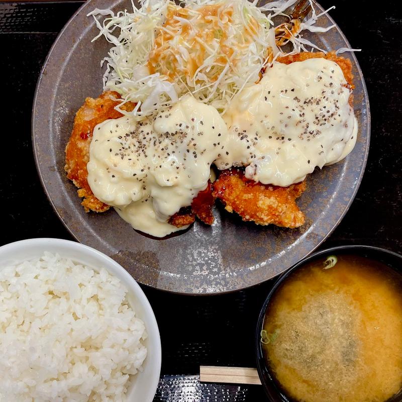 チキン南蛮定食(からやま 春日部ユリノキ通り店)