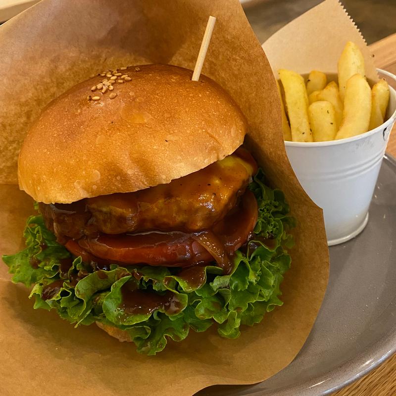 ブラックアンガスビーフバーガー(グラフトンエスプレッソアンドイータリー)