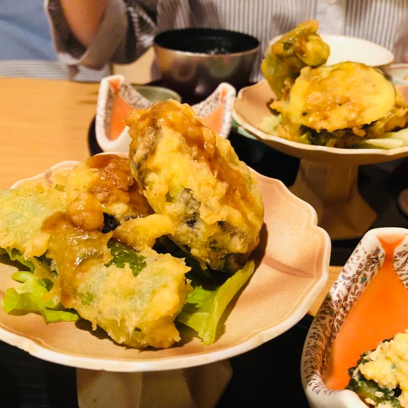 茄子の挟み揚げ_和膳ランチ(和膳ゆずり葉 )