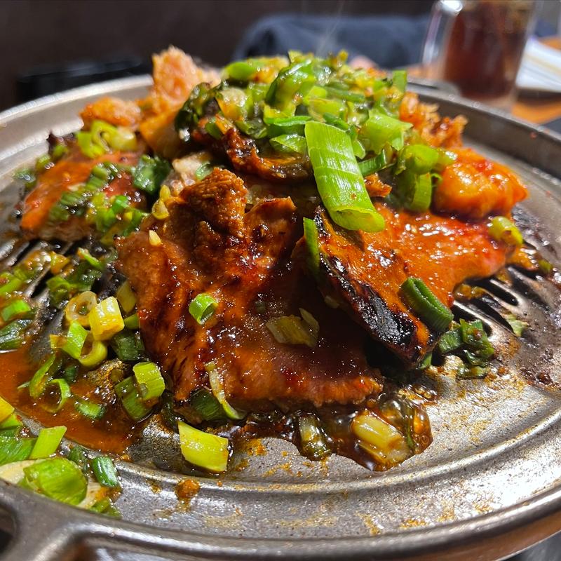 名物ごちゃまぜ焼き（お好み）(ホルモン在市 （ざいち）)