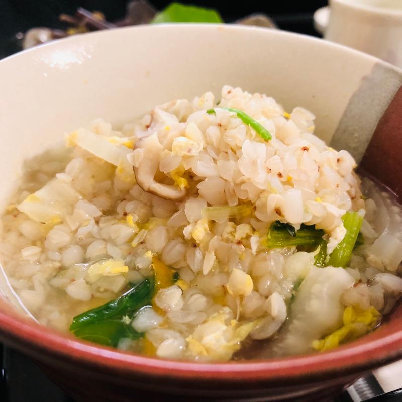 そばの実雑炊_そばの実セット(オープンキッチン麗)