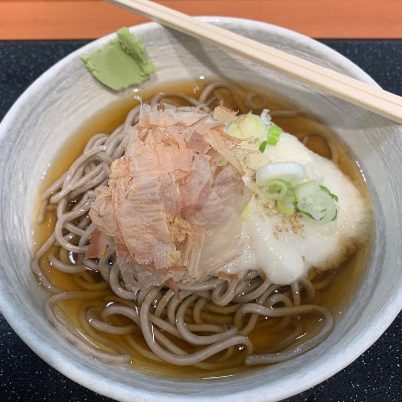 山かけそば(今庄そば 福井駅構内 )