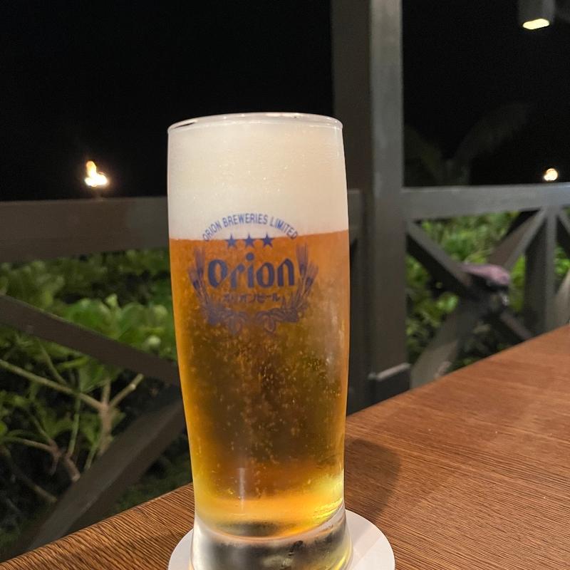 オリオン生(ビーチサイドレストラン)