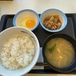 生玉子かけごはん朝食(松屋 港南台店)