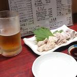 シロ刺 & コブクロ刺