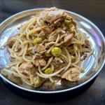 Green curryパスタ