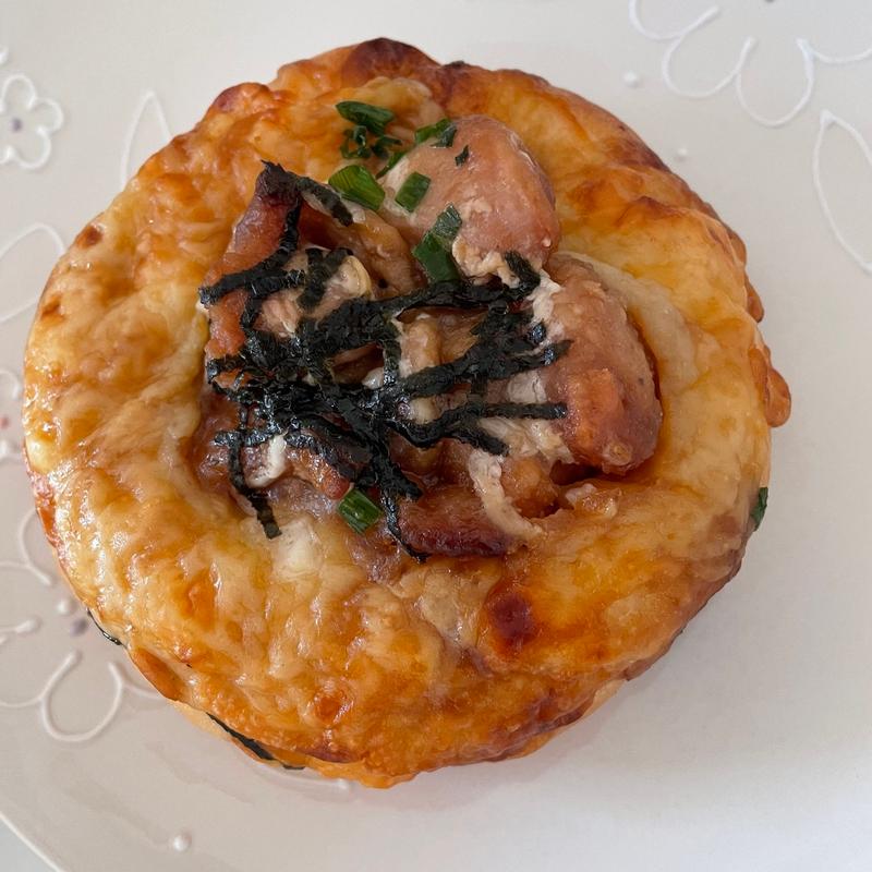 照り焼きチキンピザ(ouchipan)