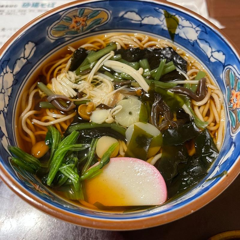 山菜そば(砂場 )