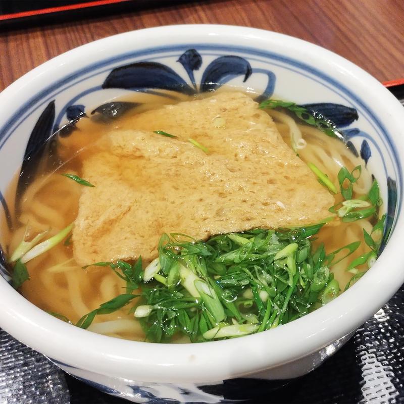 上きつね(豊前裏打会 萬田うどん)