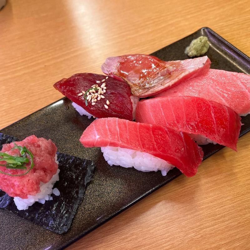 天然インド鮪6貫盛(スシロー 北本店)