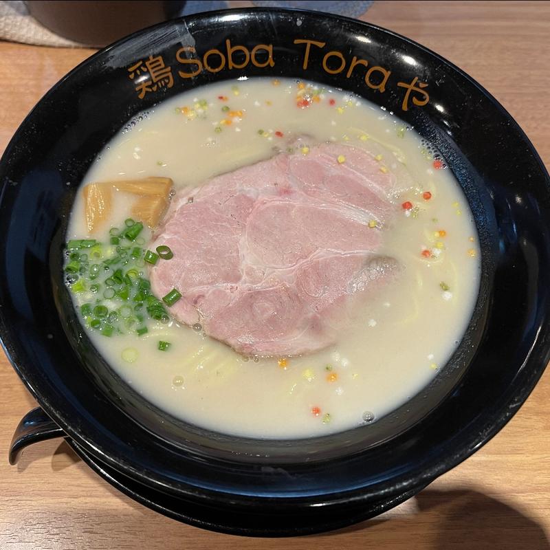 とろみ鶏Soba　塩(味玉なし)(鶏Soba Toraや)