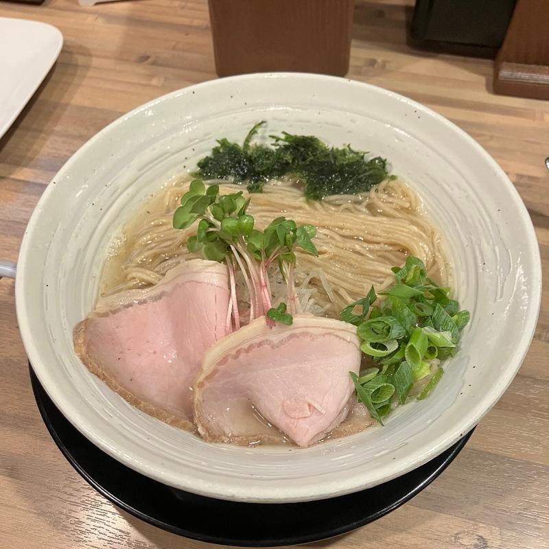 秋刀魚だしの塩中華そば(麺屋 LUCK PLUCK)