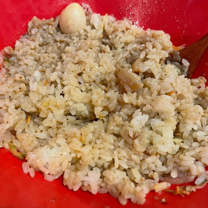 混ぜごはん(魚介系混ぜ麺　辰爾)