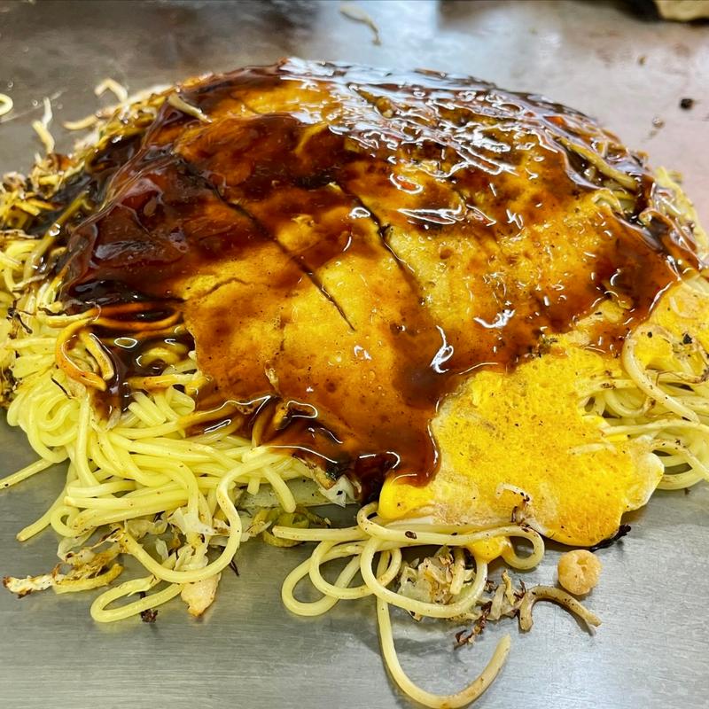 肉玉そばイカ天(かばざわ)