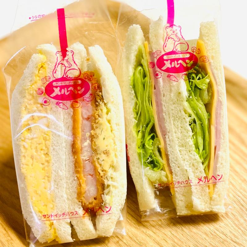 三元豚カツとたまごのペアサンド(サンドイッチハウス　メルヘン 東武池袋店 )